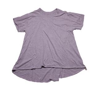 Free People FP Movement Gray Flowy oversized t shirt workout top women's M